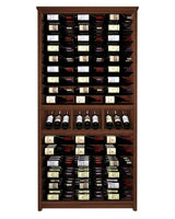 Kessick Tower Series 144-Bottle Hardwood Wine Cabinet
