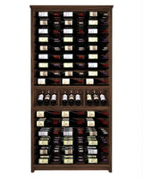Kessick Tower Series 144-Bottle Hardwood Wine Cabinet