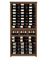 Kessick Tower Series 144-Bottle Hardwood Wine Cabinet
