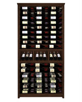 Kessick Tower Series 144-Bottle Hardwood Wine Cabinet