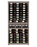 Kessick Tower Series 144-Bottle Hardwood Wine Cabinet