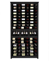 Kessick Tower Series 144-Bottle Hardwood Wine Cabinet
