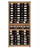 Kessick Tower Series 144-Bottle Hardwood Wine Cabinet