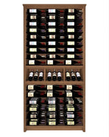 Kessick Tower Series 144-Bottle Hardwood Wine Cabinet