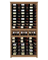 Kessick Tower Series 144-Bottle Hardwood Wine Cabinet