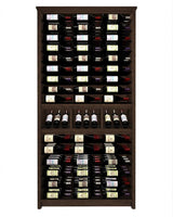 Kessick Tower Series 144-Bottle Hardwood Wine Cabinet