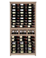 Kessick Tower Series 144-Bottle Hardwood Wine Cabinet