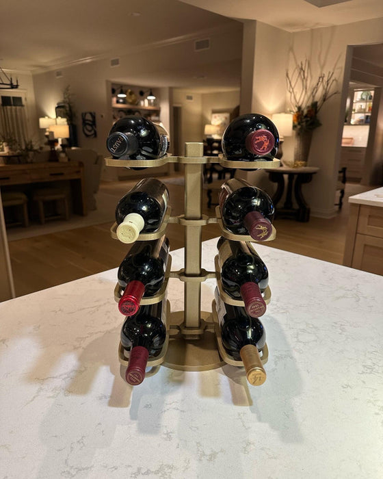 Urban Ironcraft Countertop Pillar Wine Racks - 8 Bottle Countertop Series