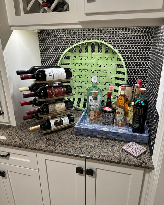 Urban Ironcraft Countertop Pillar Wine Racks - 8 Bottle Countertop Series