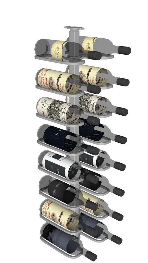 Urban Ironcraft Floor to Ceiling Wine Racks - Double Bottle Divide Pillar Series