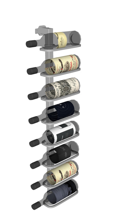 Urban Ironcraft Floor to Wall Wine Racks - Single Bottle Label Facing Pillar Series