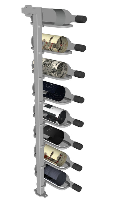 Urban Ironcraft Floor to Wall Wine Racks - Single Bottle Label Facing Pillar Series