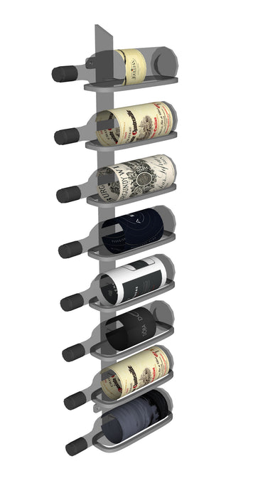 Urban Ironcraft Wall Mounted Wine Racks - Single Bottle Label Facing Blade Series