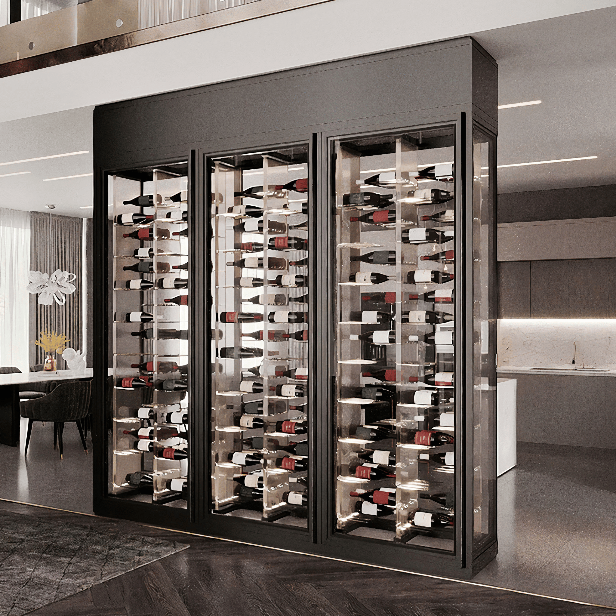 Diy glass wine discount cellar