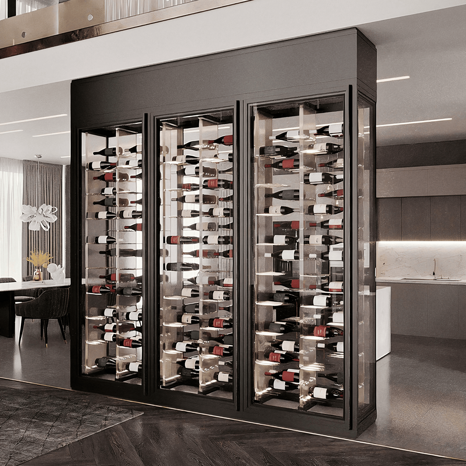 Bottle Wine Cellar Room Design Carpentray Wine Rack, Tier Wine