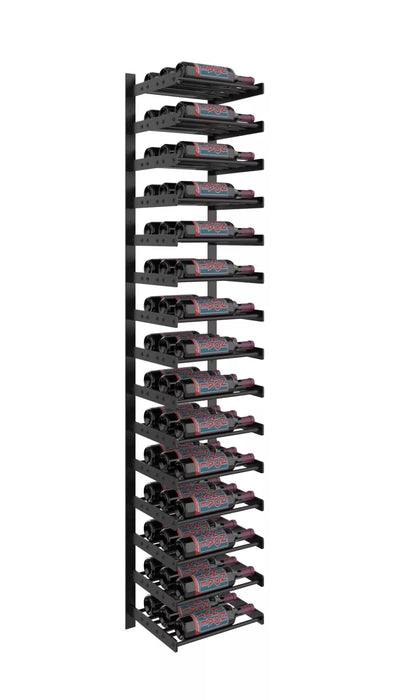 VintageView Evolution Wine Wall 75″ 1C Wall Mounted Wine Rack Kit (15 to 45 bottles)