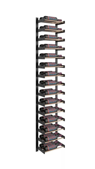 VintageView Evolution Wine Wall 75″ 1C Wall Mounted Wine Rack Kit (15 to 45 bottles)