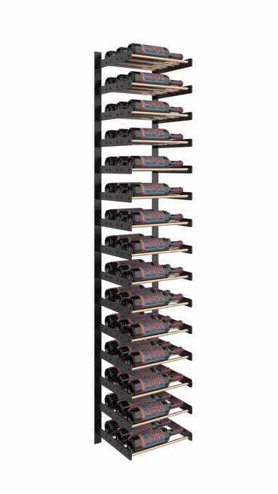 VintageView Evolution Wine Wall 75″ 1C Wall Mounted Wine Rack Kit (15 to 45 bottles)