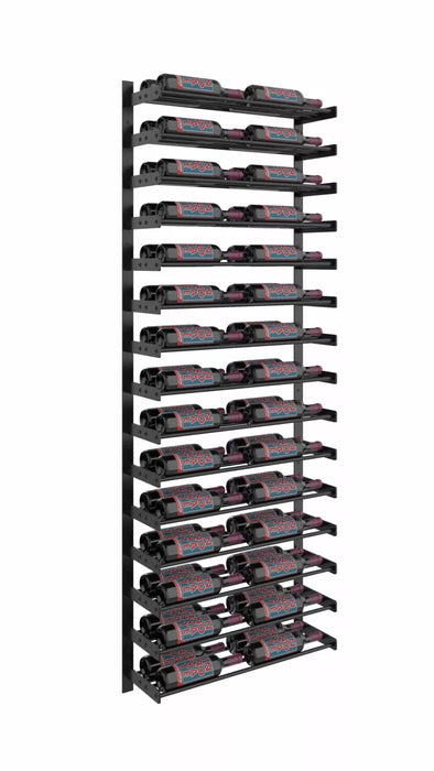 VintageView Evolution Wine Wall 75″ 2C Wall Mounted Wine Rack Kit (30 to 90 bottles)