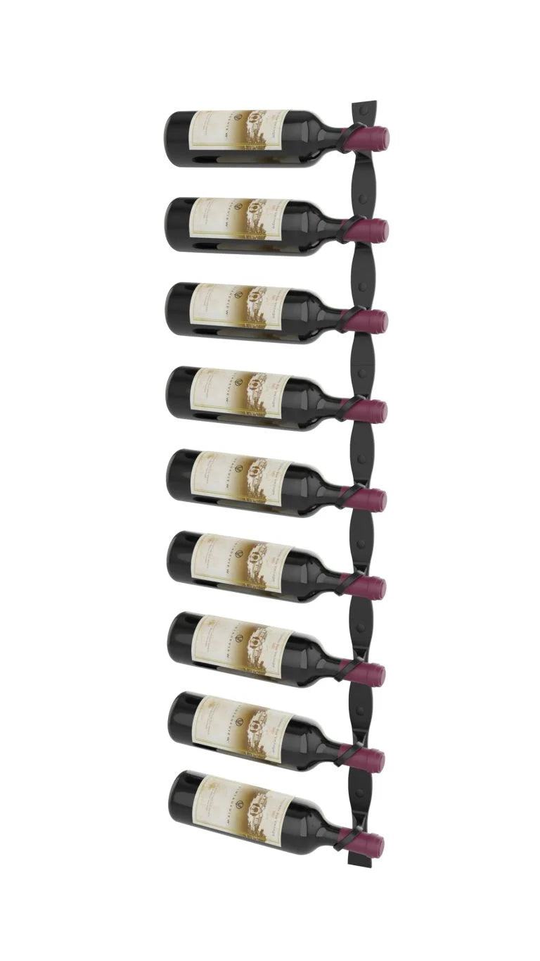 VintageView Helix Single 45 (minimalist wall mounted metal wine rack kit)