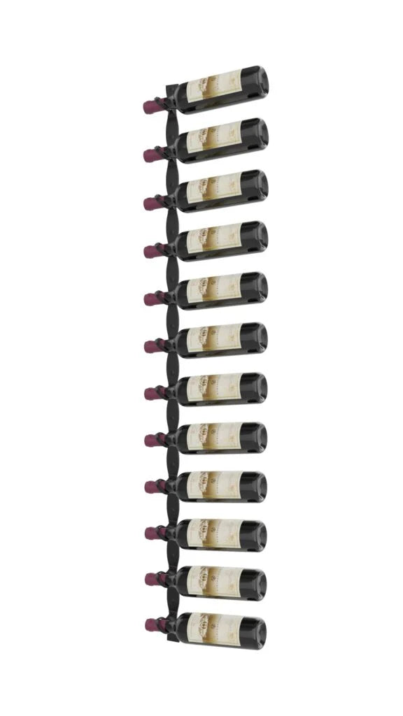VintageView Helix Single 60 (minimalist wall mounted metal wine rack kit)