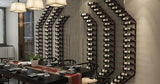 VintageView Vino Pins Flex Mag 45 Wall Mounted Metal Wine Rack System (9 to 18 1.5L bottles)