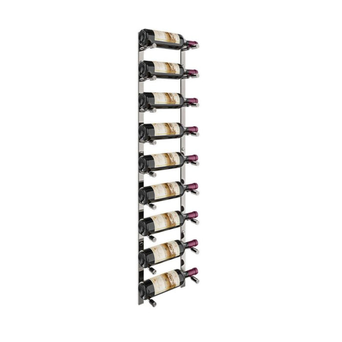 VintageView Vino Pins Flex Mag 45 Wall Mounted Metal Wine Rack System (9 to 18 1.5L bottles)