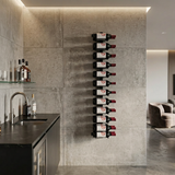 VintageView Vino Pins Wall Mounted Wine Rack Post Kit — 12 to 36 Bottle Label-Forward Display