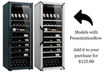 Goguette Wine Fridge Large Unit 150 Bottles White and Blue model with presentation rows
