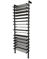 Kessick Somm 2 Pole Parallel Shelf with 2 Display Rows and Somm Shelves empty showing full system