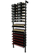 Kessick Somm 2 Pole Parallel Shelf with 2 Display Rows and Somm Shelves displaying 98 bottles
