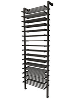Kessick Somm 2 Pole Parallel Shelf 3 Deep wine rack empty showing full system structure