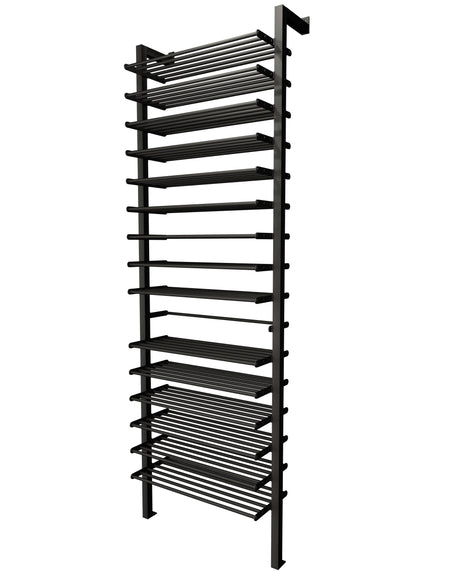 Kessick Somm 2 Pole Parallel Shelf with Display Row wine rack empty showing full system structure