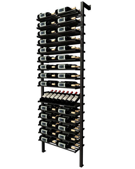 Kessick Somm 2 Pole Parallel Shelf with Display Row wine rack displaying 92 bottles