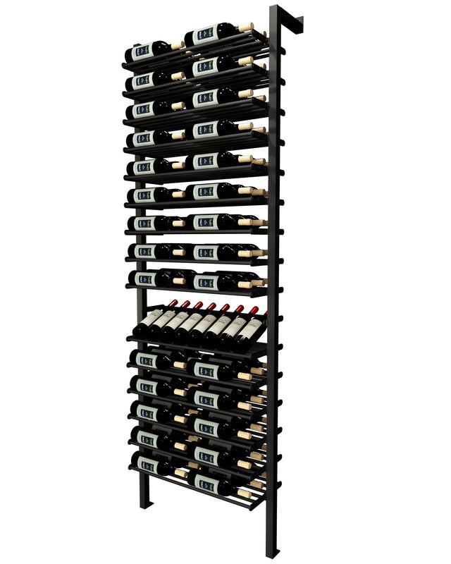 Kessick Somm 2 Pole Parallel Shelf with Display Row wine rack displaying 92 bottles