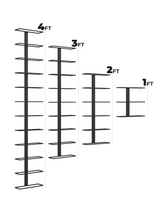 Ultra Max Reveal Label-Out Wall Rails (3-12 Bottles)