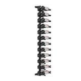 VintageView Vino Pins Wall Mounted Wine Rack Post Kit — 12 to 36 Bottle Label-Forward Display
