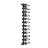 VintageView Vino Pins Wall Mounted Wine Rack Post Kit — 12 to 36 Bottle Label-Forward Display