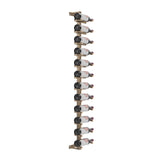 VintageView Vino Pins Wall Mounted Wine Rack Post Kit — 12 to 36 Bottle Label-Forward Display