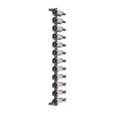 VintageView Vino Pins Wall Mounted Wine Rack Post Kit — 12 to 36 Bottle Label-Forward Display