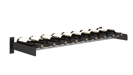 VintageView Evolution Wine Wall Cork Ledge 5 9 Bottles 3 Columns Chrome