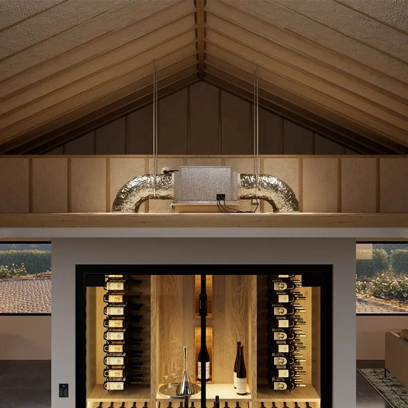 WhisperKOOL Blow-Through 8000 Concealed Wine Cellar Cooling System