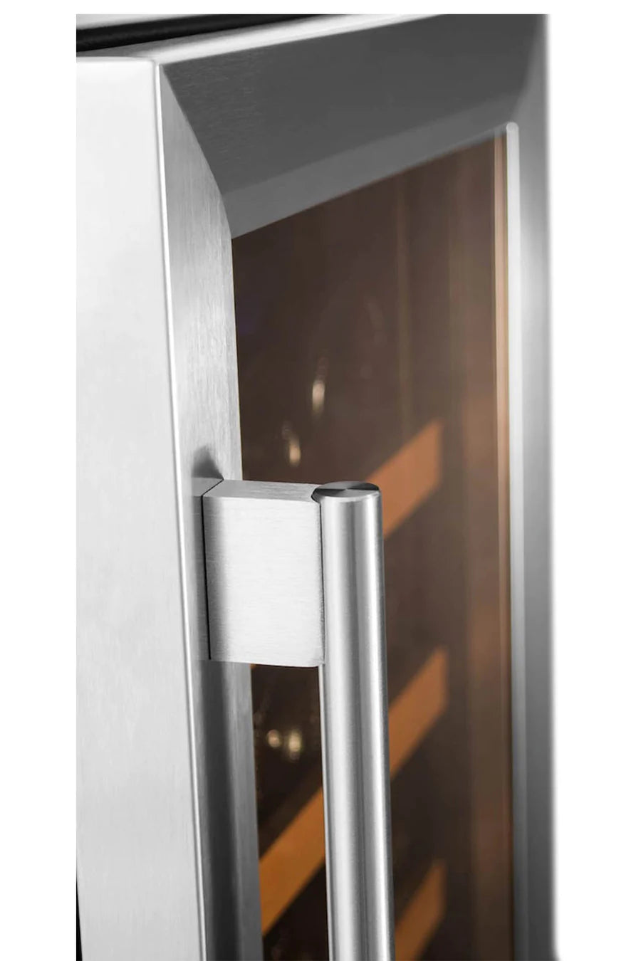 Smith & Hanks 19 Bottle Single Zone Wine Cooler, Stainless Steel Door Trim