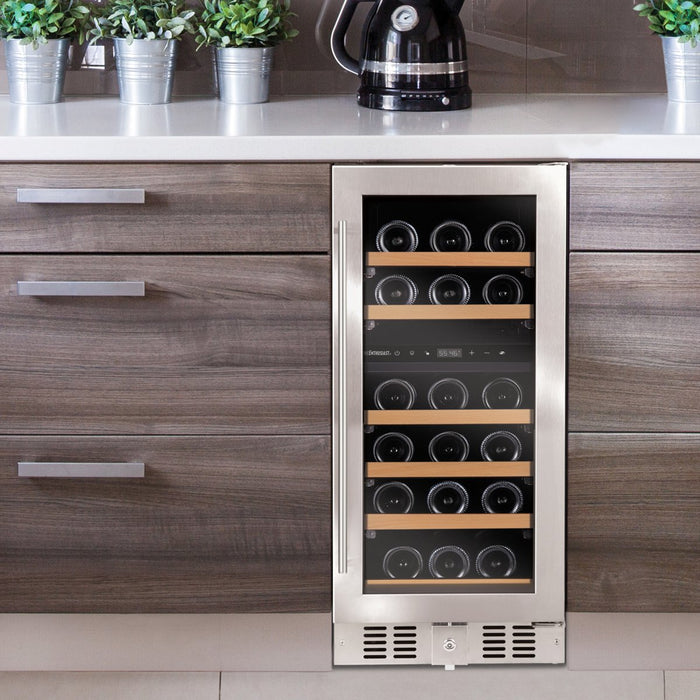 N'FINITY SD Dual Zone Wine Cellar (Stainless Steel Door)