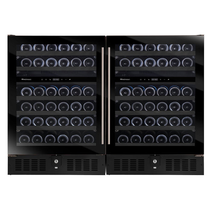 N'FINITY Double S Dual Zone Wine Cellar (Edge-To-Edge Glass Door)