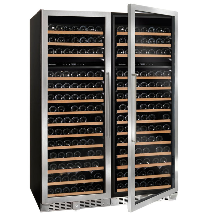 N'FINITY Double LX Dual Zone MAX Wine Cellar (Stainless Steel Door)