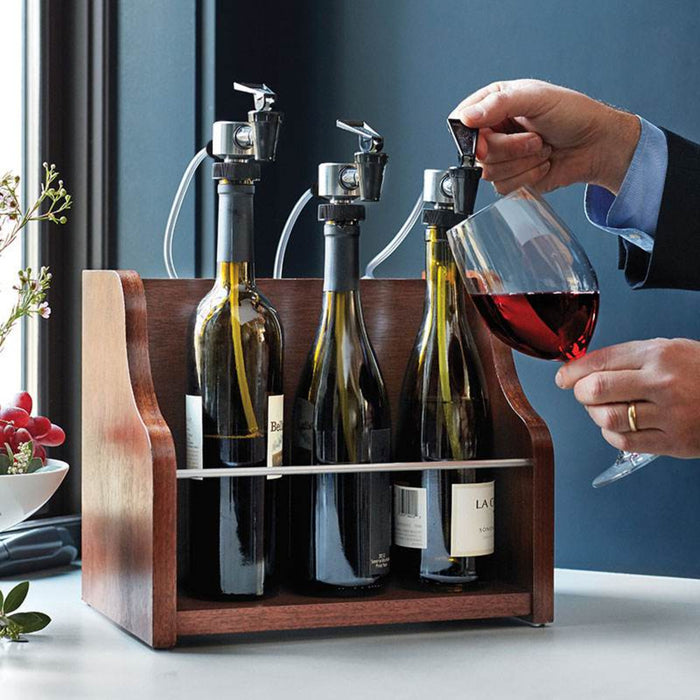 WineKeeper Vintner 3 Bottle (Mahogany) Argon #10544