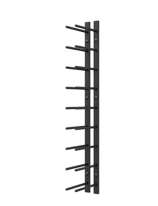 Straight Wall Rails - 3FT Metal Wine Rack (9 Bottles)