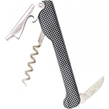Capitano® Waiter’s Corkscrew, Designer Series Handle White Checker Design