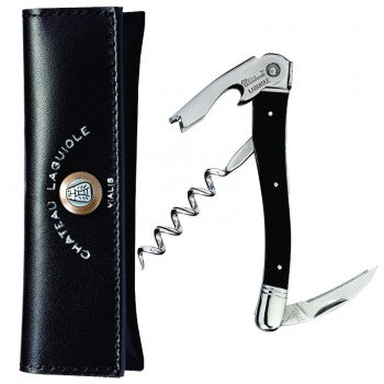 Chateau Laguiole™ Waiter’s Corkscrew Black Horn